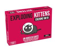 Exploding Kittens - VM18 - Juego de Cartas, Party Game, Prohibido para Menores de 18 años, 2-5 Jugadores, edición en Italiano - Exclusiva Amazon