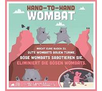Exploding Kittens, Wombat de Mano a Mano, Juego de Fiesta, 3-6 Jugadores, a Partir de 7 años, 15 Minutos, alemán