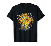 Exploding Safe Treasure Cofre Corona Monedas Gemas Camiseta