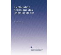 Exploitation technique des chemins de fer