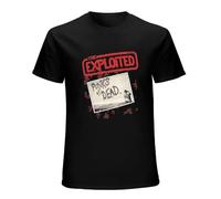 Exploited The Punks Not Dead Mens - Camiseta de moda, informal, unisex, color negro, Negro , XXL