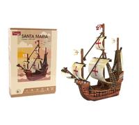 EXPLORA - Barco Santa Maria - Puzzles 3D - 540031-93 Piezas - Nivel 4 - Sin Pegamento Ni Tijeras - Educativo - Juego de Construcción - Regalo para Niños - Maqueta - A Partir de 6 años