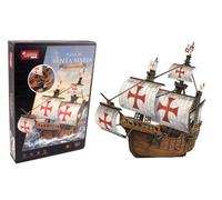 EXPLORA - Barco Santa Maria - Puzzles 3D - 540032-204 Piezas - Nivel 5 - Sin Pegamento ni Tijeras - Educativos - Juego de construcción - Regalo para niños - Maqueta - A Partir de 8 años