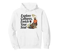 Explora Culturas Enriquece tu Alma Tema Diversidad Cultural Sudadera con Capucha