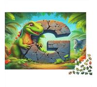 Explora Dinosaurios 1000 Piezas Paper Puzzle para Adultos Educativo Rompecabezas Dinosaurio Decoración artística Pared 70x50cm/1000pcs
