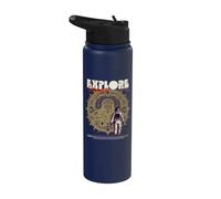 Explora el espacio | Encuentro Yog-Sothoth, Revela Secretos Cósmicos Stainless Steel Insulated Water Bottle
