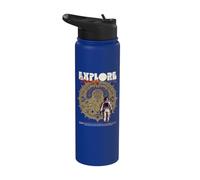 Explora el espacio | Encuentro Yog-Sothoth, Revela Secretos Cósmicos Stainless Steel Insulated Water Bottle