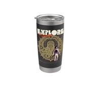 Explora el espacio | Encuentro Yog-Sothoth, Revela Secretos Cósmicos Vaso térmico de acero inoxidable de doble pared