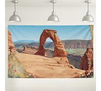 Explora el paisaje salvaje del desierto, decoraciones vintage bohemias de paisajes naturales, fondo rústico de fotografía para interiores y exteriores, 71 x 43 pulgadas