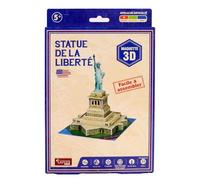 EXPLORA - Estatua de la Libertad - Rompecabezas 3D - 540024-31 Piezas - Monumento - Nivel 2 - Sin Pegamento Ni Tijeras - Educativo - EE.UU. - Juego de Construcción - Regalo - Maqueta - 5 años