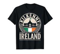 Explora la histórica Aventura de Kilkenny Irlanda Camiseta gráfica económica, Hombre, Negro, M