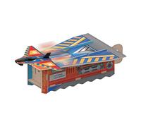 EXPLORA Lanzador de Avión-21 Piezas-Maqueta 3D STEAM-540075-Ciencia de los Objetos-DIY-Sin Pegamento Ni Tijeras-Juego de Construcción-Regalo-Licencia National Geographic-5 años (MGM 540075)