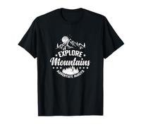 Explora Las montañas La Aventura te Espera Camiseta