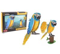 EXPLORA - Loro - Puzzles 3D - 540212-94 Piezas - Animales - Nivel 4 - Sin Pegamento Ni Tijeras - Ave - Construcción - Licencia National Geographic - Juego de Construcción - A Partir de 8 años