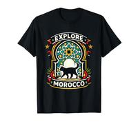 Explora Marruecos con Gatos Camiseta