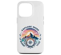 Explora más Preocúpate Menos Montañas Brújula Carcasa para iPhone 13 Pro