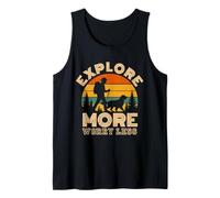 Explora Más Preocúpate Menos Trekking Montañas Camping Senderismo Camiseta sin Mangas