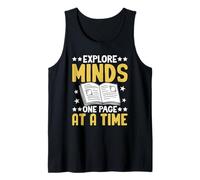 Explora Mentes Una Página A La Vez Camiseta sin Mangas