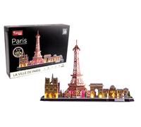 EXPLORA - Monumentos de París - Puzzles 3D Luminosos - 540052-115 Piezas - Monumento Histórico - Nivel 5 - Sin Pegamento Ni Tijeras - París - Juego de Construcción - Regalo - Maqueta - 8 años