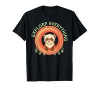 Explora Todo diseño de Amante de Hurones Camiseta