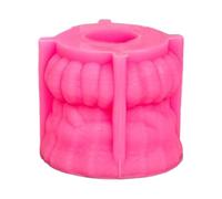 Explora tu creatividad con esta herramienta de fabricación de plantillas de silicona para velas de bolsa tejida (A)