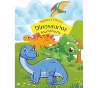 Explora y colorea dinosaurios asombrosos: Libro para colorear y aprender