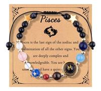 Exploración de la belleza natural: ingredientes recomendados, 12 pulseras de cuerda ajustables, cuentas de mano, anillos de cuentas de planeta para mujer, rosa, talla única, Papel, No es una piedra