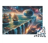 Exploración Fantástica del Océano Rompecabezas de Papel 1000 Piezas para Adultos Ejercicio Mental Puzzle Espacial Decoración Regalo 52x38cm/1000pcs