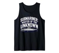 Exploración submarina Aventura en Aguas Profundas Descubrimiento del océano Camiseta sin Mangas