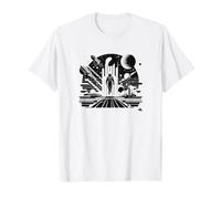 Explorador cósmico - Ilustración de Mundos extraños Camiseta
