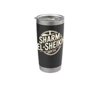 Explorador de viajes por la ciudad de Egipto en Sharm El-Sheikh Vaso térmico de acero inoxidable de doble pared