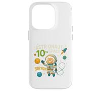 Explorador del 10º cumpleaños Espacial de Astronauta Carcasa para iPhone 14 Pro