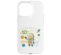 Explorador del 10º cumpleaños Espacial de Astronauta Carcasa para iPhone 15 Pro MAX