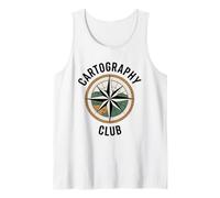 Explorador Mapa Topografico Cartography Club Camiseta sin Mangas