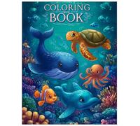 Exploradores del Océano - Libro para Colorear: Exploradores del Océano - Libro para Colorear de Animales Marinos para Niños 4-10 Años | 50 ... en Español | Serie Animales del Mundo