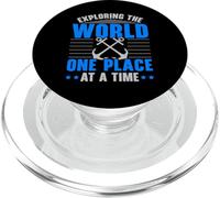 Explorando el Mundo Un Lugar a la Vez Marinero náutico PopSockets PopGrip para MagSafe