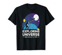 Explorando el Universo Aventura bajo Cielo Estrellado Camiseta