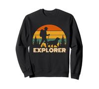 Explorar Más Trekking Montañas Camping Divertido Explorador Senderista Sudadera