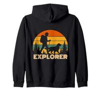 Explorar Más Trekking Montañas Camping Divertido Explorador Senderista Sudadera con Capucha