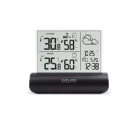 Explorar Sci. WSH4501 Barómetro De Cristal LCD Negro Y Claro