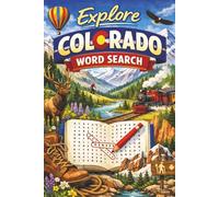 Explore Colorado Word Search: Word Search with Easy to Read Print about Colorado, Exploring, Mountains and more | 6x9 inches, 110 pages | 50+ puzzles ... Gift for Vacations, Holidays, and Free Times