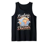 Explore Dream Descubra los planes de verano para viajes de vacaciones Camiseta sin Mangas