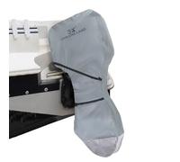 Explore Land Cubierta Completa Resistente a la decoloración para Motor Fuera de borda, Resistente al Agua, 600D, para Motor de 150-250 HP, Color Gris