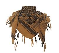 Explore Land, Palestina de algodón con flecos para la cabeza y cuello, fular táctico para el desierto, para hombres y mujeres, Marrón Coyote, talla única