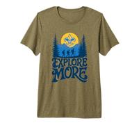 Explore More! Hiking Scouts BSA Cub Scouting Outdoor Camiseta Premium