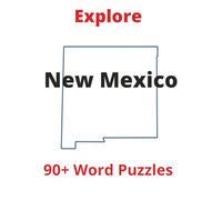 Explore New Mexico: Legends, Nature & Nostalgia: 90+ Word Puzzles (Explore America: Local Legends, Nature & Nostalgia - Brain Candy Word Puzzles)