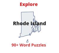Explore Rhode Island: Legends, Nature & Nostalgia: 90+ Word Puzzle (Explore America: Local Legends, Nature & Nostalgia - Brain Candy Word Puzzles)