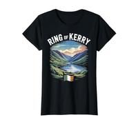 Explore Ring of Kerry Travel City Irlanda Éire Camiseta gráfica económica, Mujer, Negro, XL