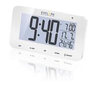 Explore scientific Despertador Digital Blanco a Batería