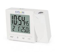 Explore Scientific RDP1001 Blanco Reloj Radiocontrolado Con Proyección